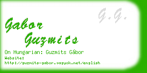 gabor guzmits business card